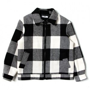 MSGM Checked Puffer Kids Jacket